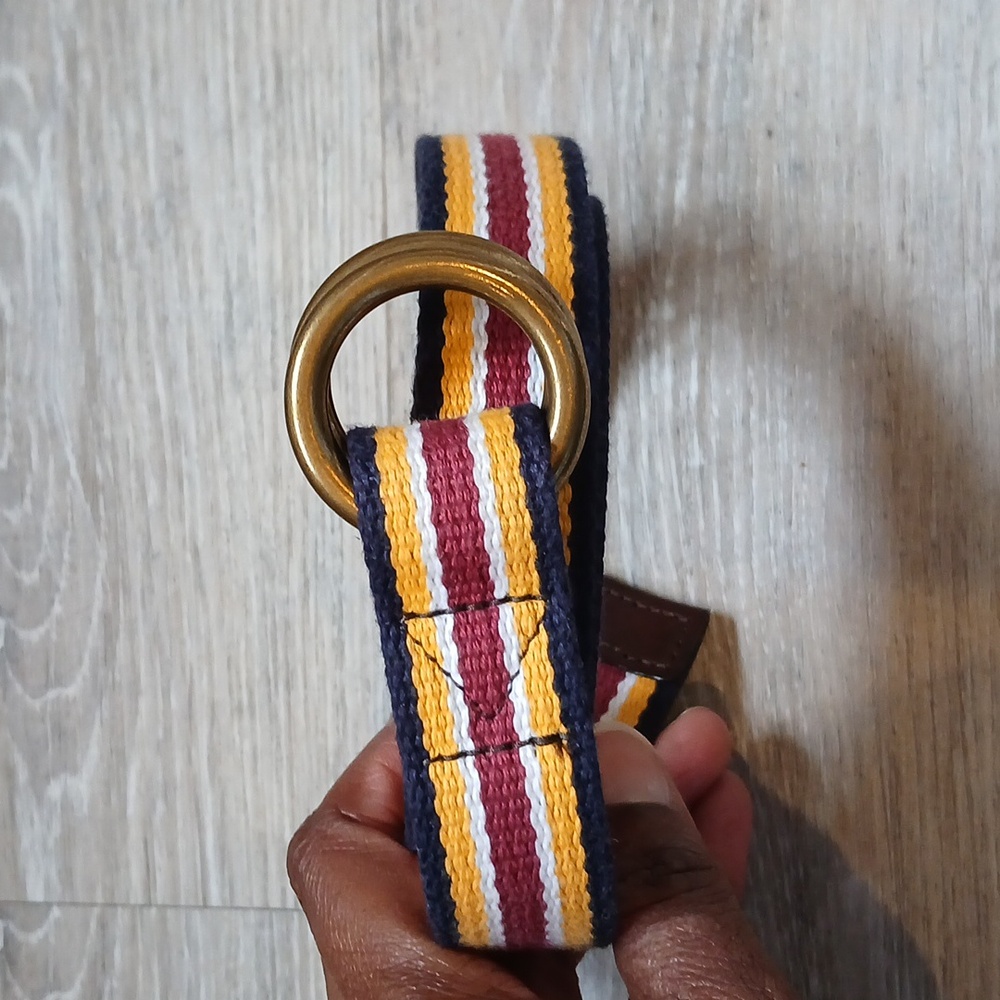 J CREW Canvas Belt Boatcore size M/L